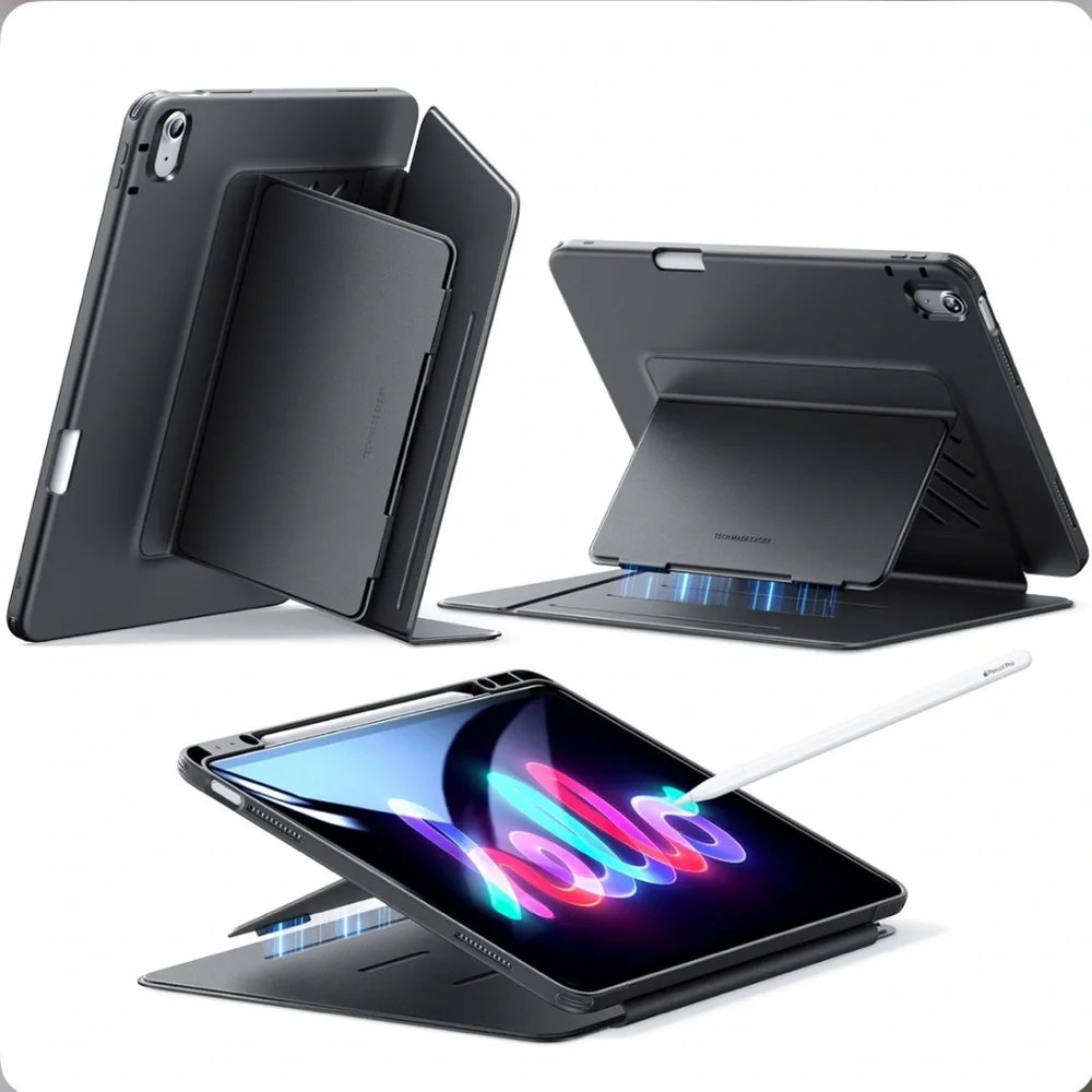 iPad Air 13” Case M3/M2 2025/2024-BLACK